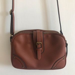 Brown crossbody bag